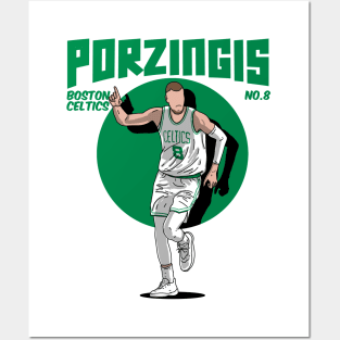 Kristaps Porzingis Comic Style Art Posters and Art